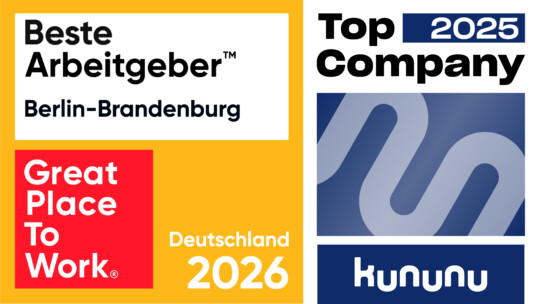 Great Place to Work Beste Arbeitgeber, kununu Top Company